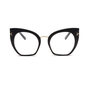 Optical Classic Frame Square Eyeglasses Women  Cat Eye Glasses Frames  Retro Clear Myopia Frame Lady UV400