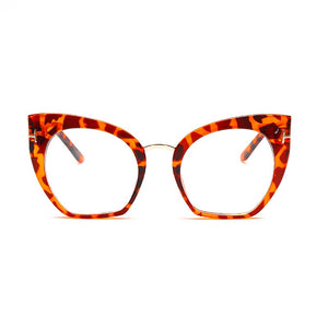 Optical Classic Frame Square Eyeglasses Women  Cat Eye Glasses Frames  Retro Clear Myopia Frame Lady UV400