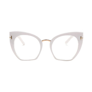 Optical Classic Frame Square Eyeglasses Women  Cat Eye Glasses Frames  Retro Clear Myopia Frame Lady UV400