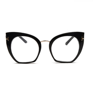 Optical Classic Frame Square Eyeglasses Women  Cat Eye Glasses Frames  Retro Clear Myopia Frame Lady UV400