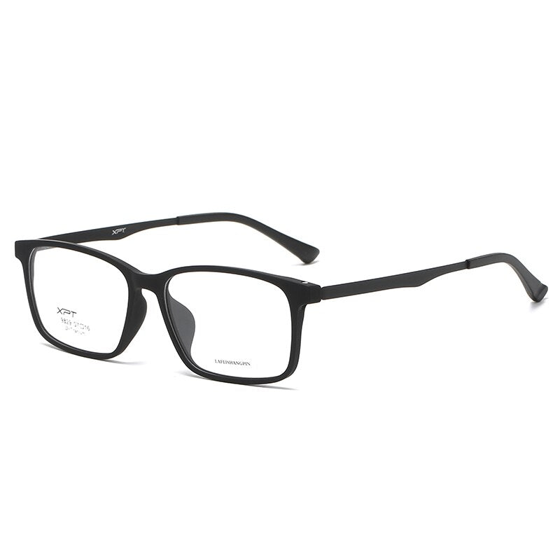 Optical Glasses 9829 Frame Men Ultralight Pure Titanium Glasses Frame Women Transparent Square Big Frame Prescription Glasses