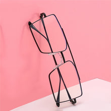 Load image into Gallery viewer, Original  Metal Glasses Frame Men Large Square Eyeglasses Women Oversized Double Beam Anti-blue Light Eyewear Spectascles