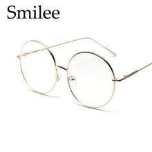 Load image into Gallery viewer, Oversized Round Glasses Women Men Metal Large Big Circle Glasses Optical Frame Round Eyeglasses Frame Fashion Spectacles Eyewear