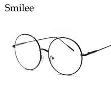 Load image into Gallery viewer, Oversized Round Glasses Women Men Metal Large Big Circle Glasses Optical Frame Round Eyeglasses Frame Fashion Spectacles Eyewear