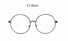 Load image into Gallery viewer, Oversized Round Glasses Women Men Metal Large Big Circle Glasses Optical Frame Round Eyeglasses Frame Fashion Spectacles Eyewear