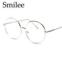 Load image into Gallery viewer, Oversized Round Glasses Women Men Metal Large Big Circle Glasses Optical Frame Round Eyeglasses Frame Fashion Spectacles Eyewear