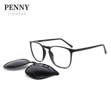 Load image into Gallery viewer, PENNY Brand Classic Clip On Sunglasses Polarized Men Women Magnet Eyewear Glasses Frames Ultem Light Optical Glasses Frame F049