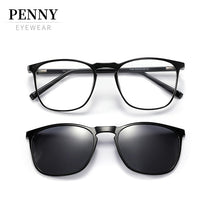 Load image into Gallery viewer, PENNY Brand Classic Clip On Sunglasses Polarized Men Women Magnet Eyewear Glasses Frames Ultem Light Optical Glasses Frame F049