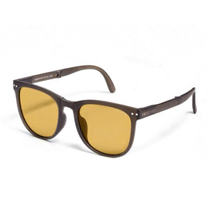 Occhiali da sole pieghevoli polarizzati Uomo Donna Vintage Retro Classic Lenti gialle Occhiali da guida Occhiali quadrati Piegati Oculos De Sol 