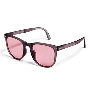 Occhiali da sole pieghevoli polarizzati Uomo Donna Vintage Retro Classic Lenti gialle Occhiali da guida Occhiali quadrati Piegati Oculos De Sol 