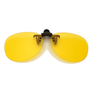 Polarized Sunglasses Clip Drive Sun Spectacles Yellow Night Vision Glasses Night Resin Lens Driving Eyeglasses