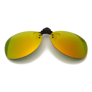 Polarized Sunglasses Clip Drive Sun Spectacles Yellow Night Vision Glasses Night Resin Lens Driving Eyeglasses