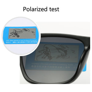 Polarized Sunglasses for Men Plastic Men's Square Driving Eyewear Travel Sun Glass Shades for Women UV400 9-JY8213