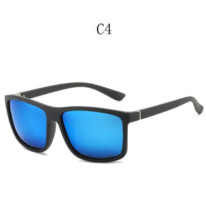 Polarized Sunglasses for Men Plastic Men's Square Driving Eyewear Travel Sun Glass Shades for Women UV400 9-JY8213