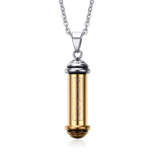 Load image into Gallery viewer, Prayer Scripture Tube Perfume Bottle Pendant Necklace for Men Women Stainless Steel Ashes Memorial Keepsake Cremation Jewelry