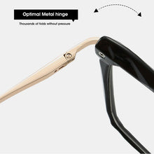 Load image into Gallery viewer, RBROVO 2023 Retro Cateye Glasses Frame Women Flat Mirror Eyeglasses Fake Optical Large Frame High-end Eye Vintage Glasses Frames