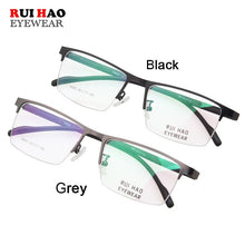 Load image into Gallery viewer, Rectangle Eyeglasses Frame Men Women Business Optical Glasses Stainless Steel Spectacles Frame Rui Hao Eyewear  8840