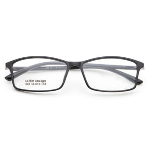 Rectangle Glasses Frame Men Women Large Eyeglasses Flexible BSX606 Can Do Prescription Lens