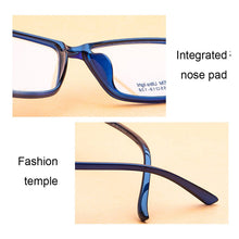 Load image into Gallery viewer, Rectangle Glasses Frame Men Women Large Eyeglasses Flexible BSX606 Can Do Prescription Lens