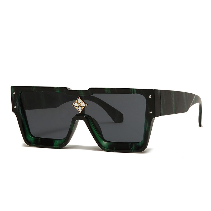 Retro Sunglasses Men Hip Hop Glasses Square Millionaire Diamond