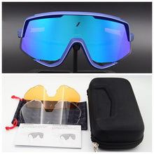 Load image into Gallery viewer, Riding Cycling Sunglasses Men Woman UV400 TR90 Bicycle Mountain Bike Windproof Ski Goggles 3 Lens Outdoor Sport Sun Glasses