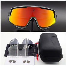 Load image into Gallery viewer, Riding Cycling Sunglasses Men Woman UV400 TR90 Bicycle Mountain Bike Windproof Ski Goggles 3 Lens Outdoor Sport Sun Glasses