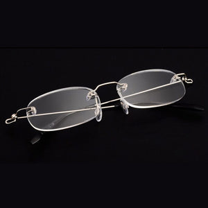 Rimless Metal Frame Nearsighted Glasses Ultralight Shortsighted Myopia Glasses Women Men -1.0 -1.5 -2 -2.5 -3 -3.5 -4.0