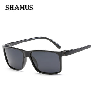 SHAMUS Polarized Sunglasses Men Rectangle Sunglass  Long Frame Classic Eyewear  Male Shades  Eyeglasses Sun