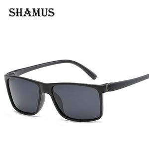 SHAMUS Polarized Sunglasses Men Rectangle Sunglass  Long Frame Classic Eyewear  Male Shades  Eyeglasses Sun