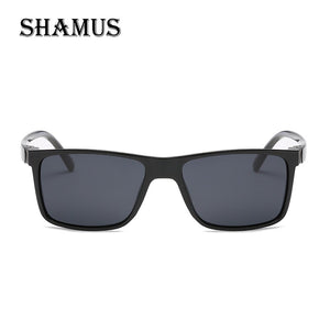 SHAMUS Polarized Sunglasses Men Rectangle Sunglass  Long Frame Classic Eyewear  Male Shades  Eyeglasses Sun