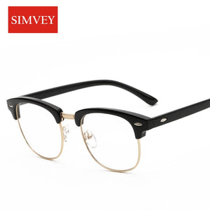 Simvey Korean Half Frame Glasses for Women Classic Brand Designer Retr –  Cinily