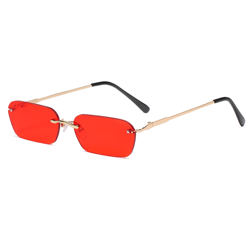 Small Rectangle Sunglasses Men Retro Square 90S Sun Glasses For Women –  Cinily