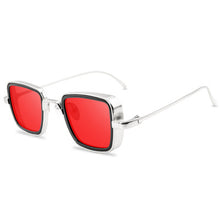 Load image into Gallery viewer, Steampunk Style Square Sunglasses Classic Gothic Men Women Brand Designer Square AlloyFrame Colorful Lens Sun Glasses