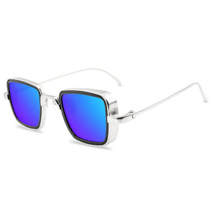 Steampunk Style Square Sunglasses Classic Gothic Men Women Brand Designer Square AlloyFrame Colorful Lens Sun Glasses