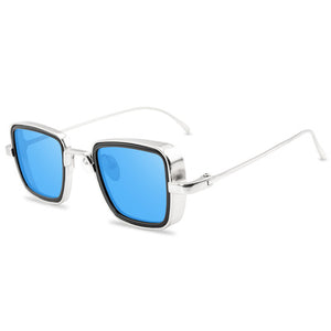 Steampunk Style Square Sunglasses Classic Gothic Men Women Brand Designer Square AlloyFrame Colorful Lens Sun Glasses