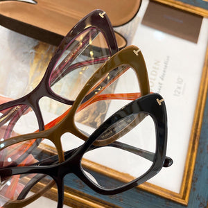 TF5643 eyewear cat eye frames small face tortoise color full frame prescription myopia for women eyeglasses