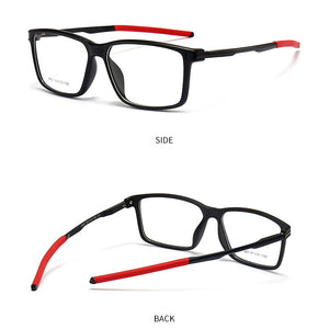 TR90 Sports Men Eyeglasses Frame Prescription Eyewear Basketball Spectacles Optical Glasses Frames Aluminum Magnesium Legs