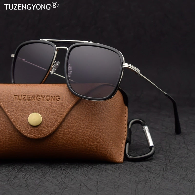 TUZENGYONG 2023 Brand Alloy Men's Sunglasses Polarized UV400 Lens Sun –  Cinily