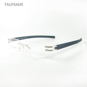 Tag Frame Brand Homme Men Optical Frames Rimless Eye Glasses Oculos De Grau Spectacle Frame TH3356 Tag 3356 Glasses With Tags