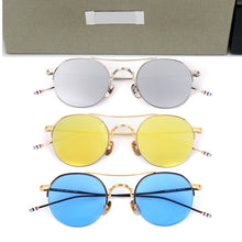 Load image into Gallery viewer, Thom Brand Polarized Sunglasses Men TB903 Vintage Round Pilot Alloy Glasses Women anti-Glare Eyewear Oculos De Grau
