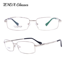 Load image into Gallery viewer, Titanium Flexible Eyeglass Frames Rectangular Eyeglasses Progressive Glasses Men Prescription Eyewear