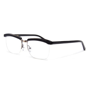 Tom Hardy Movie The Legend Eyeglasses Frame for Men Zero Diopter Anti Blue Ray Blocking Computer Glasses Light Blue Sunglasses
