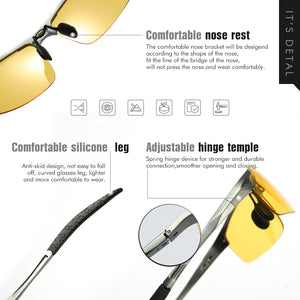 Top Anti-glare Day Night Vision Glasses For Driving Men Polarized Sunglasses Photochromic Driver Goggles Glasses zonnebril heren