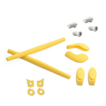 Load image into Gallery viewer, ToughAsNails Rubber Kit Temple Arm Ear Socks/Leg &amp; Nose Pad Nose Holder &amp; Screw-T6-4 Pieces Set for-Oakley Juliet - Yellow Kits