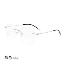 Load image into Gallery viewer, Ultralight Titanium Alloy Rimless Men Glasses Frame Square Eyeglasses Myopia Prescription Frames For Women Optical Eye Glass