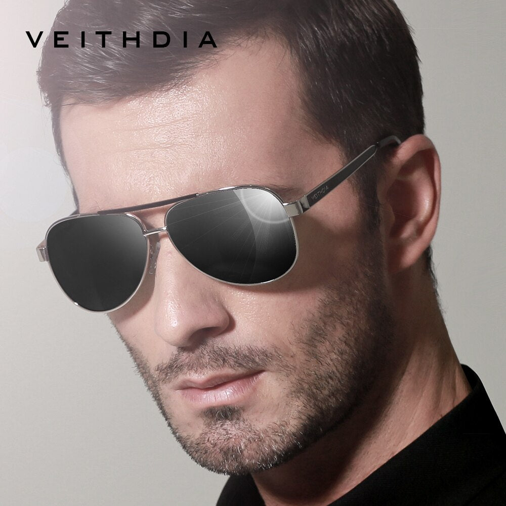 Aluminum VEITHDIA HD Polarized Photochromic Sunglasses Men Pilot Driving  Glasses | eBay