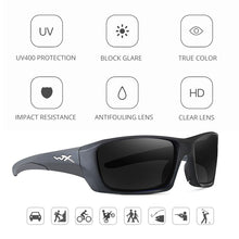 Carica l&#39;immagine nel visualizzatore di Gallery, Wiley x 2022  men&#39;s and women&#39;s sports riding high-definition polarized sunglasses Tr90 reflective frame uv400 coated lens WX