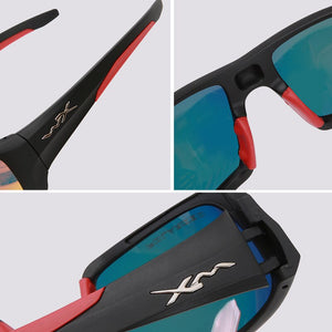 Wiley x 2022  men's and women's sports riding high-definition polarized sunglasses Tr90 reflective frame uv400 coated lens WX