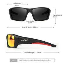 Carica l&#39;immagine nel visualizzatore di Gallery, Wiley x 2022  men&#39;s and women&#39;s sports riding high-definition polarized sunglasses Tr90 reflective frame uv400 coated lens WX