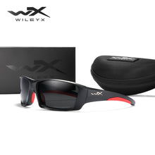 Load image into Gallery viewer, Wiley x  WX brand 2023 Sports Sunglasses Men HD Polarized Sun Glasses TR90 Square Frame Reflective Coating Mirror lens UV400